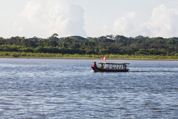 Sailing on the Ucayali River